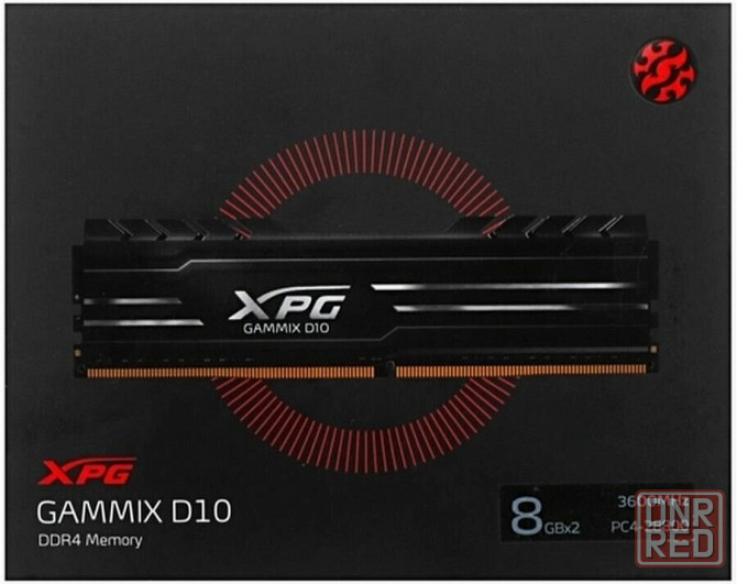 Оперативная память Adata Xpg Gammix D10 16gb (8gbx2) Ddr4 3600mhz Dimm 288-Pin Ax4u36008g18i-Db10 (а Макеевка - изображение 2
