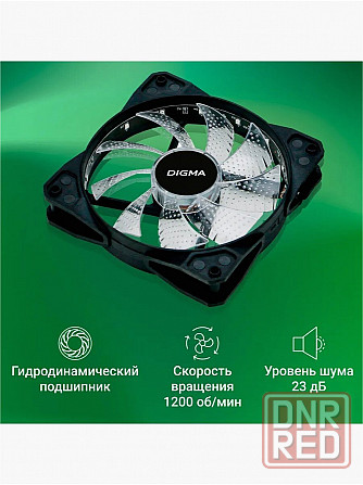 Вентилятор для корпуса Dfan-Frgb2 Rgb 120х120x25 (Molex) (арт-2201) Макеевка - изображение 2