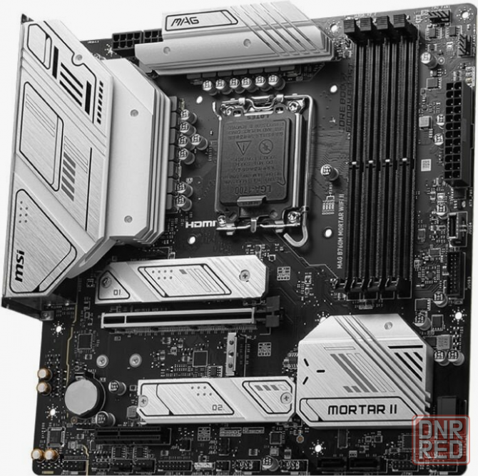 Материнская плата Msi Mag B760m Mortar Wifi Ii Matx Lga1700 4ddr5 Pci-Ex16 Pci-Ex4 3m.2 4sata3 Usb3. Макеевка - изображение 3