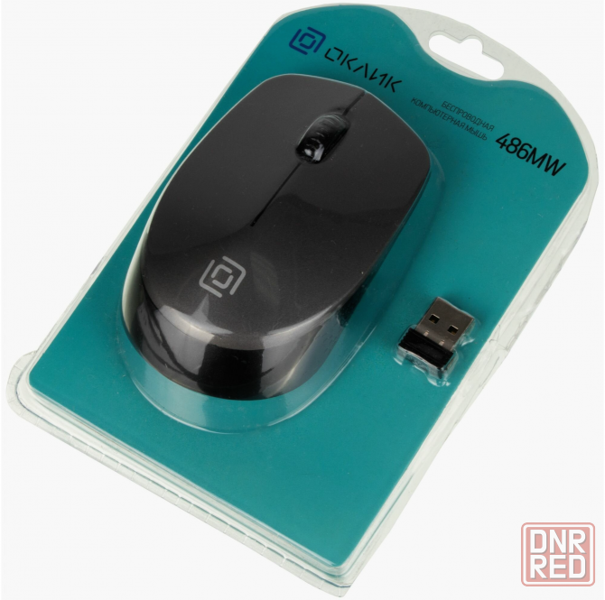 Мышь Oklick 486mw Usb серый/черный (арт-1401) Макеевка - изображение 4