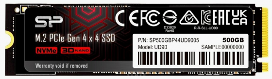 Накопитель Ssd Silicon Power Pci-E 4.0 X4 500gb Sp500gbp44ud9005 M-Series Ud90 M.2 2280 (арт-6594) Макеевка