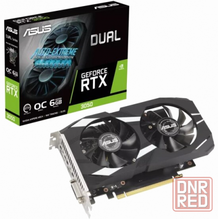 Видеокарта Asus Geforce Rtx 3050 Oc Dual 6g (Dual-Rtx3050-O6g) (арт-5280) Макеевка - изображение 1