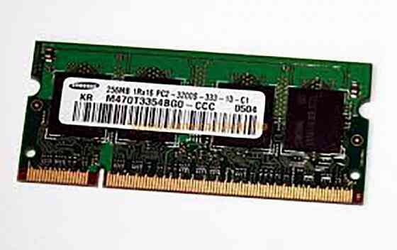 Оперативная память So-Dimm Ddr2 Samsung 256mb (M470t3354bg0-Ccc) б/у (арт-9124) Донецк