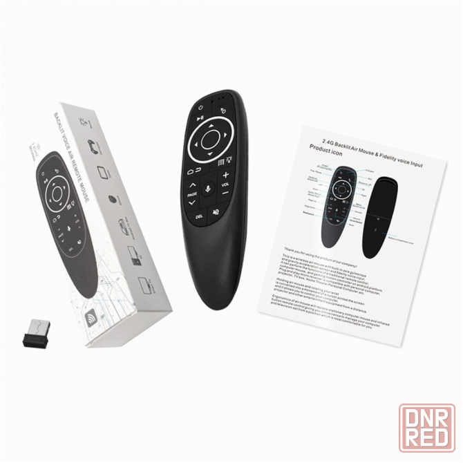 Аэро пульт, аэро мышь Air Mouse G10s Pro с подсветкой и голосовым управлением (арт-4817) Донецк - изображение 1