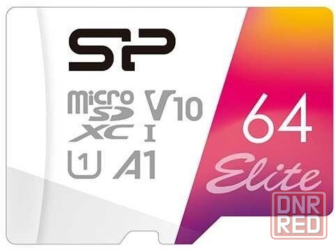 Флеш карта Microsd 64gb Silicon Power Elite A1 Microsdxc Class 10 Uhs-I U3 100 Mb/S (Sd адаптер) (ар Макеевка - изображение 1