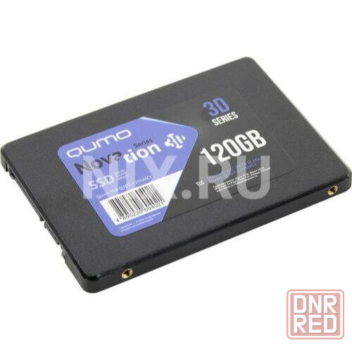 Твердотельный накопитель Ssd 120gb Qumo Novation Tlc 3d 2.5" 550/450 Mb/S, Mas1102a, Tbw 250tb (Q3dt Макеевка - изображение 2