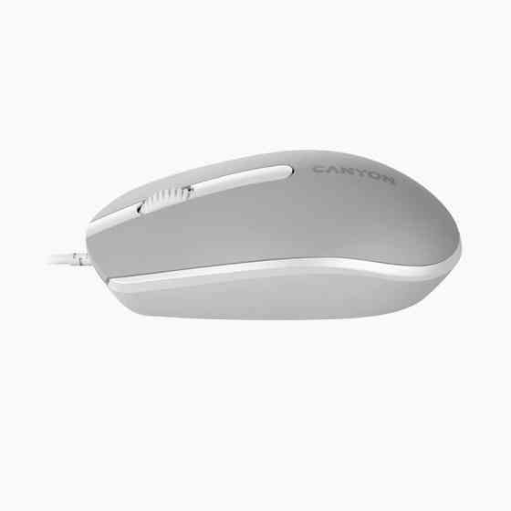 Мышь Canyon M-10, темно-серый (Cne-Cms10dg) оптический, 1000 Dpi, Usb, проводная (арт-6056) Макеевка