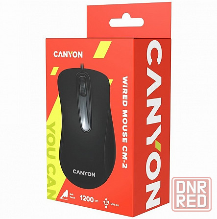 Мышь Canyon Cne-Cms2 Black Usb (арт-3057) Макеевка - изображение 1