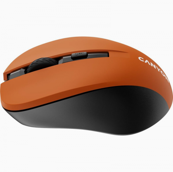 Мышь Canyon Mw-1 (Cne-Cmsw1o), 1200dpi, 1903777, оранжевая, беспроводная (арт-7480) Макеевка