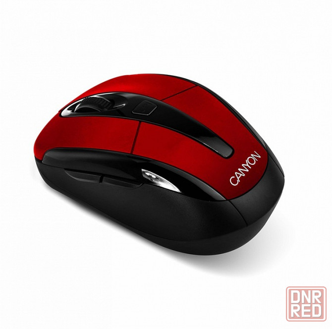 Мышь Canyon Cnr-Msow06r (Jucnrmsow06r) оптический, 1600dpi, черный/красный, беспроводная (арт-1559) Макеевка - изображение 3