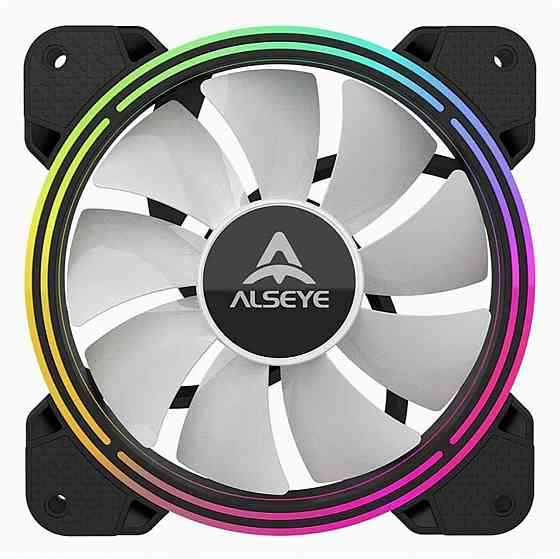 Комплект вентиляторов для корпуса 3шт. Alseye Halo 4.0-B Kit Argb (арт-5361) Макеевка