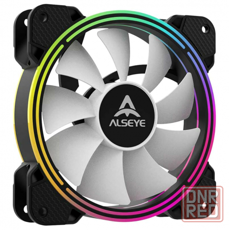 Комплект вентиляторов для корпуса 3шт. Alseye Halo 4.0-B Kit Argb (арт-5361) Макеевка - изображение 4
