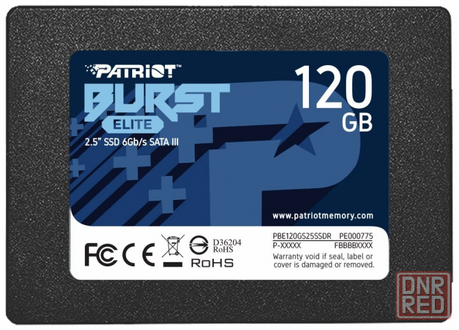 Твердотельный накопитель Ssd 2.5" Patriot Memory Burst Elite (Pbe120gs25ssdr) 120гб (арт-7189) Донецк - изображение 1