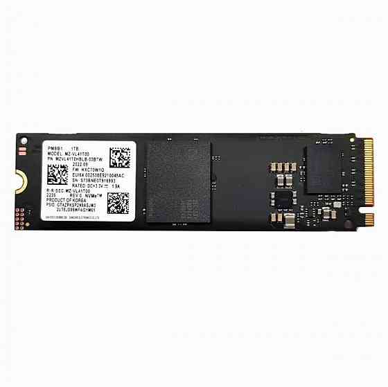 Твердотельный накопитель Ssd M.2 Nvme Samsung 1tb, Pm9b1, M.2 2280, Nvme, Pcie 4.0 X4 Mzvl41t0hblb-0 Макеевка