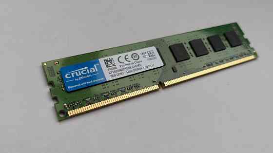 Оперативная память Dimm Ddr3 Crucial 8гб 1600mhz Pc3-12800u (Ct102464bf160b.C16fpd) (арт-8324) Донецк