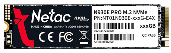 Ssd диск Netac M.2 (2280) N930e 256gb Pcie Nvme 3.0 X4 Tlc Nt01n930e-256g-E4x (арт-6290) Донецк