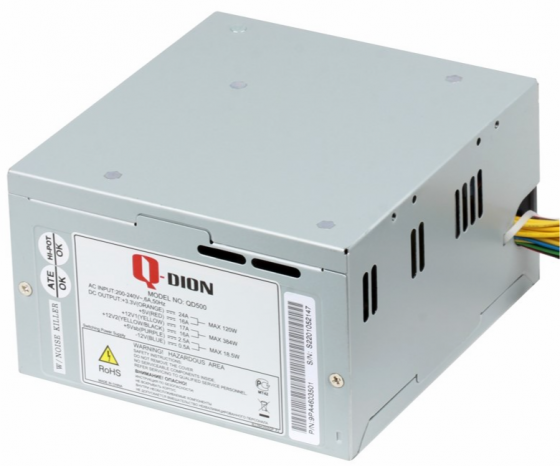 Блок питания Fsp Q-Dion Qd500 80+ 500 вт (Qd500 80+), Oem (арт-3387) Донецк