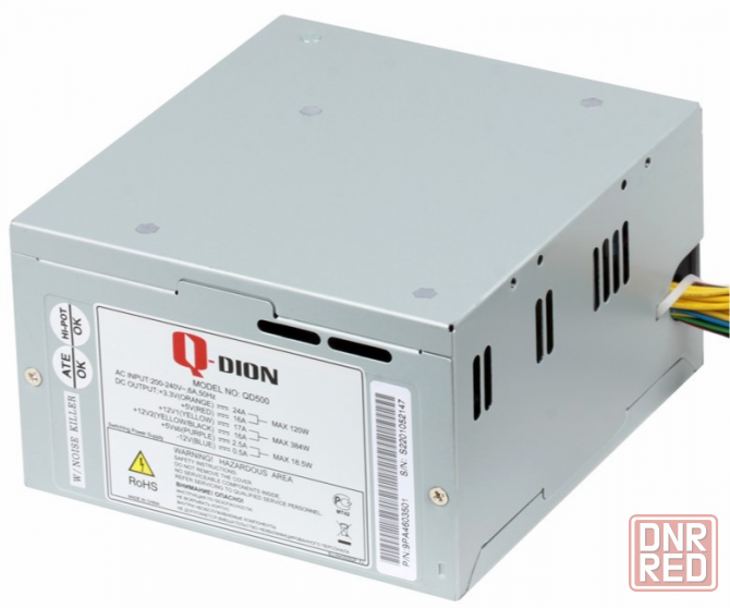 Блок питания Fsp Q-Dion Qd500 80+ 500 вт (Qd500 80+), Oem (арт-3387) Донецк - изображение 1
