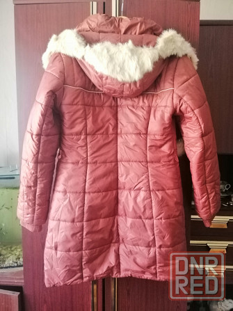 Пальто пуховик куртка капюшон- шапка ушанка р. 50 Донецк - изображение 2