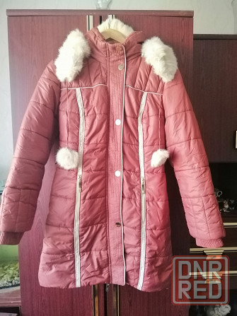 Пальто пуховик куртка капюшон- шапка ушанка р. 50 Донецк - изображение 4