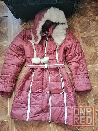 Пальто пуховик куртка капюшон- шапка ушанка р. 50 Донецк - изображение 6
