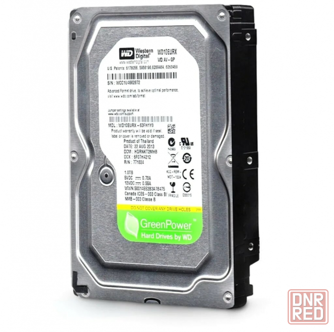 Жесткий диск Western Digital Av-Gp 1тб Wd10eurx (арт-9735) Макеевка - изображение 3