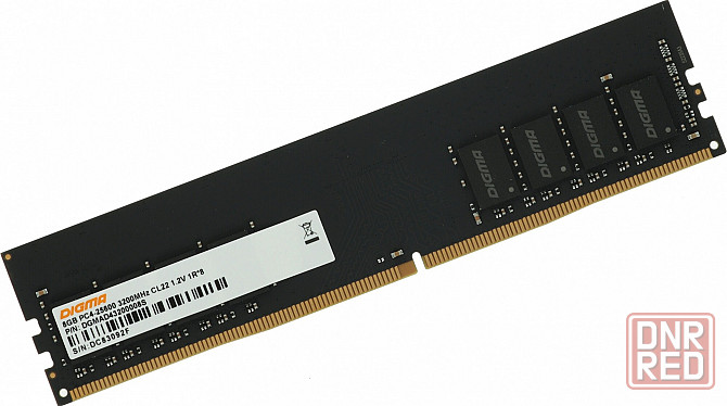 Оперативная память Dimm Ddr4 Digma 8gb 3200mhz Dgmad43200008s Rtl Pc4-25600 Cl22 288-Pin 1.2в (арт-3 Донецк - изображение 1