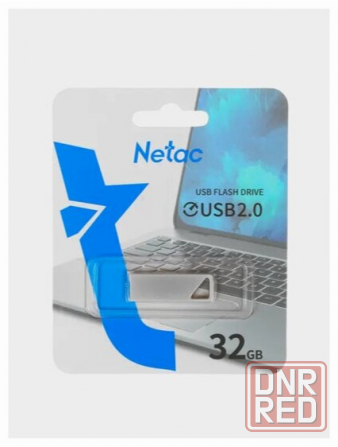 Флешка Netac U326 32 гб, серебристый (арт-2649) Донецк - изображение 1