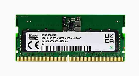 Оперативная память Sodimm 8gb Ddr5-5600 Sk Hynix Hmcg66agbsa095n (арт-3514) Макеевка