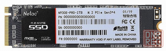 Твердотельный накопитель Ssd M.2 Nvme Netac N930e Pro (Nt01n930e-001t-E4x) 1тб (арт-7923) Донецк - изображение 1