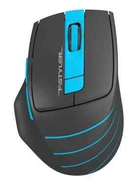 Мышь A4tech Fstyler Fg30s серый/синий оптическая (2000dpi) Silent беспроводная Usb (5but) (арт-5693) Донецк