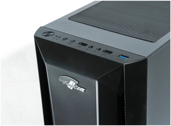 Корпус Eurocase B27 Matx без бп закаленное стекло (3xusb, 2xaudio) (арт-8521) Донецк