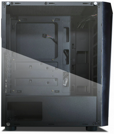 Корпус Eurocase B27 Matx без бп закаленное стекло (3xusb, 2xaudio) (арт-8521) Донецк