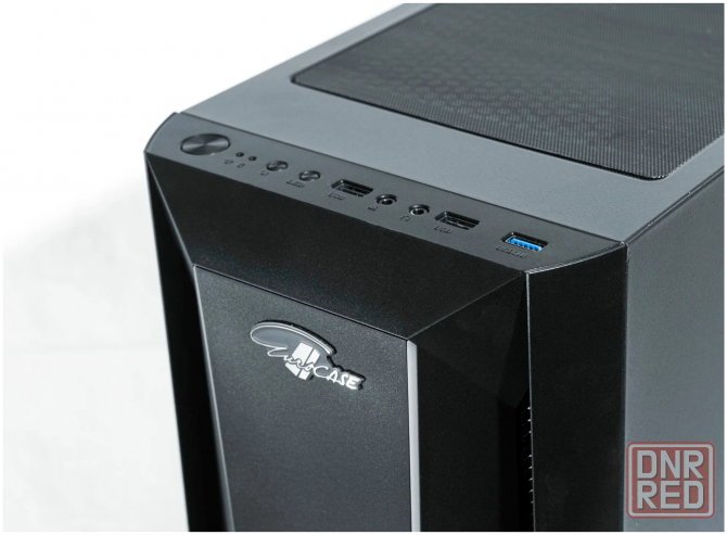 Корпус Eurocase B27 Matx без бп закаленное стекло (3xusb, 2xaudio) (арт-8521) Донецк - изображение 4