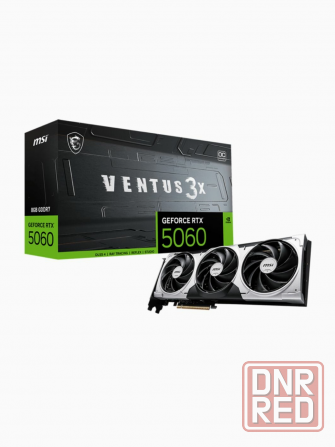 Видеокарта Msi Geforce Rtx 5060 8g Ventus 3x Oc (арт-3328) Макеевка - изображение 1