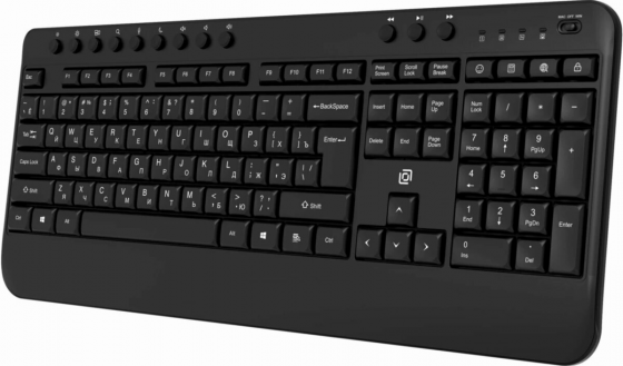 Клавиатура беспроводная Oklick K257w Black (2070286) (арт-8629) Макеевка