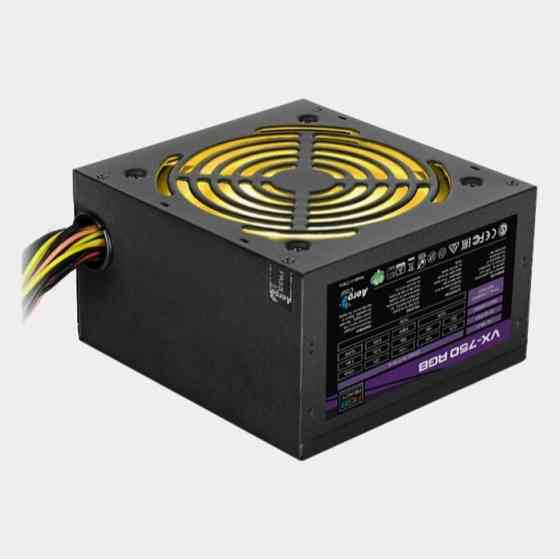 Блок питания Aerocool (Formula) Vx Plus 750 Rgb 750w черный Box (арт-7531) Донецк