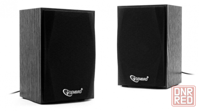 Колонки Gembird Spk-201 2.0, мдф, черный, 5 вт, регулятор громкости, Usb-питание (арт-1066) Донецк - изображение 1