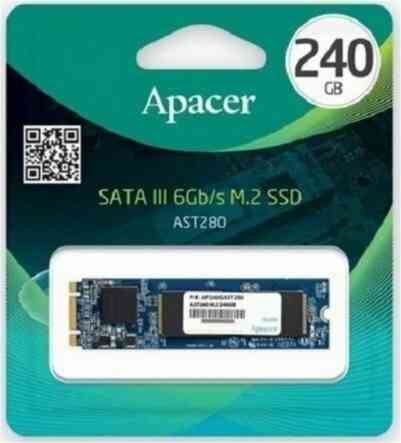 Твердотельный накопитель Ssd M.2 Sata Apacer Ast280 (Ap240gast280-1) 240гб (арт-2543) Донецк
