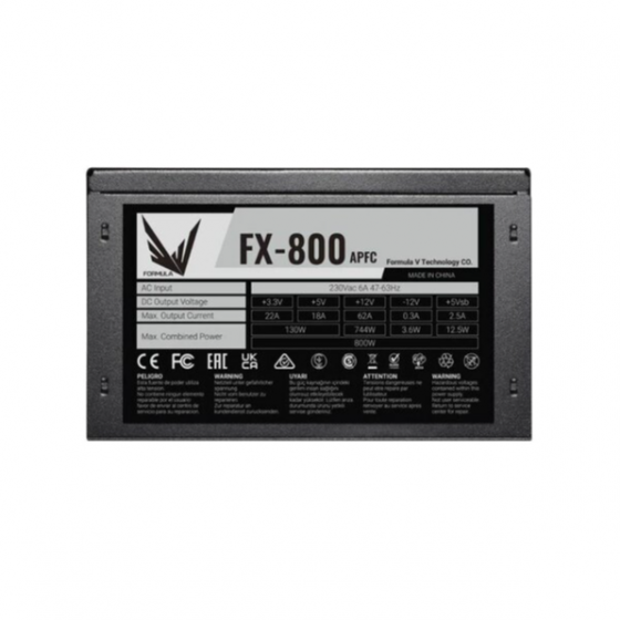 Блок питания Formula Atx 800w Fx-800 (24+4+4pin) Apfc 120mm Fan 4xsata Rtl (арт-9610) Донецк