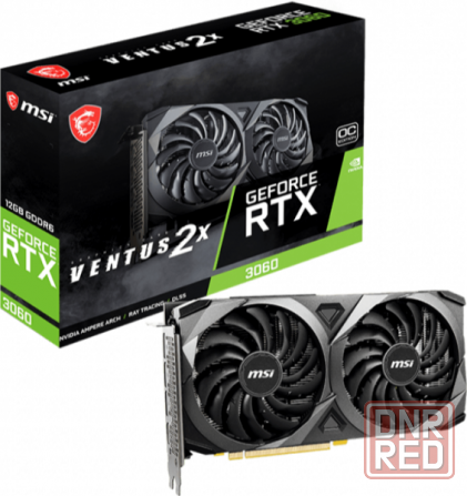 Видеокарта Msi Nvidia Geforce Rtx 3060 Ventus 2x Oc Pci-E 12288mb Gddr6 192 Bit Retail (Rtx 3060 Ven Донецк - изображение 2