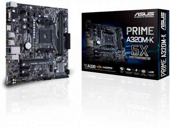 Материнская плата Asus Prime A320m-K Socket Am4 Amd A320 2xddr4 1xpci-E 16x 2xpci-E 1x 4xsata Iii Ma Донецк