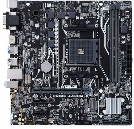 Материнская плата Asus Prime A320m-K Socket Am4 Amd A320 2xddr4 1xpci-E 16x 2xpci-E 1x 4xsata Iii Ma Донецк