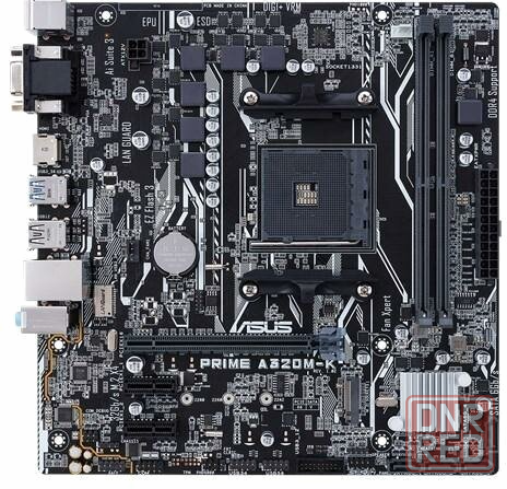 Материнская плата Asus Prime A320m-K Socket Am4 Amd A320 2xddr4 1xpci-E 16x 2xpci-E 1x 4xsata Iii Ma Донецк - изображение 1