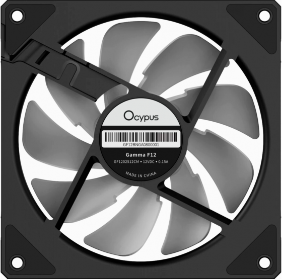Вентилятор для корпуса Ocypus Gamma F12 Bk Argb (Gamma-F12-Bk1am00x-Gl) (арт-4593) Макеевка