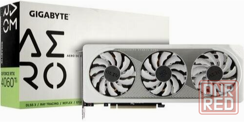 Видеокарта Geforce Rtx 4060ti 8gb Gigabyte Gv-N406taero Oc-8gd (арт-6361) Донецк - изображение 1