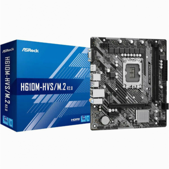 Материнская плата Asrock H610m-Hvs/M.2 R2.0 Lga1700 (арт-3875) Донецк