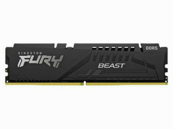 Kingston Fury Beast Black Ddr5 Dimm 5200mhz Pc-41600 Cl40 - 8gb Kf552c40bb-8 Oem (арт-4916) Донецк