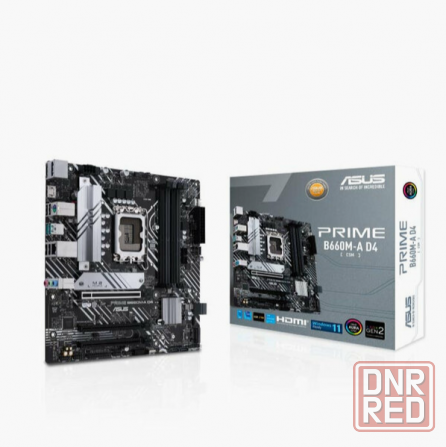 Материнская плата Asus Prime B660m-A D4-Csm (Lga1700, Matx) 90mb19k0-M1eayc Lga1700 (арт-1200) Донецк - изображение 1