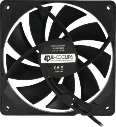 Вентилятор для корпуса Id-Cooling 120x120mm 3pin 1250rpm Black (Fl-12025k) (арт-7102) Донецк